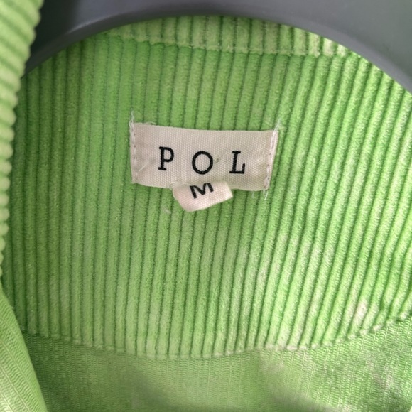 Lime Green Corduroy Jacket - Picture 3 of 4